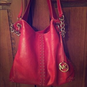 COPY - Michael Kors red Uptown Astor bag**CLEARANCE!!!